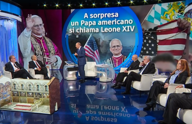 Ascolti tv, speciali Papa Leone XIV: Vespa distrugge il TG5. TV8 boom con la Fiorentina, Del Debbio vs Formigli che volata