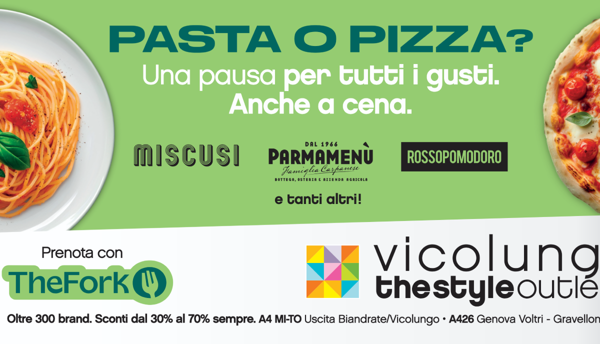 TheFork, al via la partnership con Vicolungo The Style Outlets che unisce fashion, gusto e innovazione TheFork, al via la partnership con Vicolungo The Style Outlets che unisce fashion, gusto e innovazione