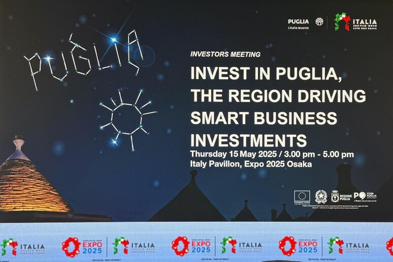 Arte, cucina e tecnologia: la Puglia del futuro a Expo 2025 Osaka – Japan Arte, cucina e tecnologia: la Puglia del futuro a Expo 2025 Osaka – Japan
