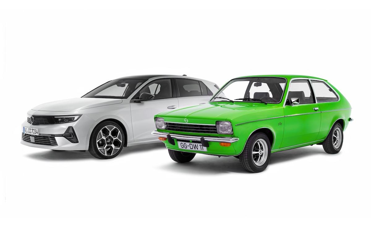 Opel Kadett City compie 50 anni: storia e spirito moderno rivivono oggi nella nuova Opel Astra