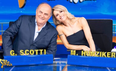 Ascolti tv, Hunziker torna e Striscia la Notizia risale (ma Affari Tuoi è fuori concorso). Otto e Mezzo affossa 4 di Sera