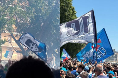 Napoli, il lungomare si tinge di azzurro: oltre 200 mila tifosi. Esplode la festa per il quarto scudetto