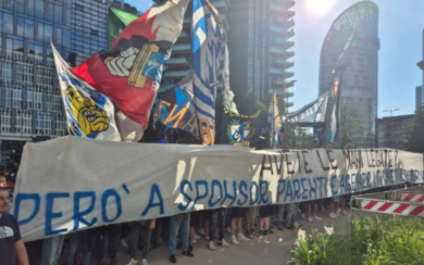 Inter, i tifosi della Curva contro la società: “Traditi ed esclusi dalla finale di Champions”