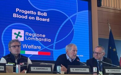 Le cinque basi di elisoccorso lombarde di Areu da oggi sono dotate di sangue e plasma a bordo