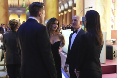 Jeff Bezos e Lauren Sanchez si sposano: festa da 10 milioni di dollari e Venezia blindata