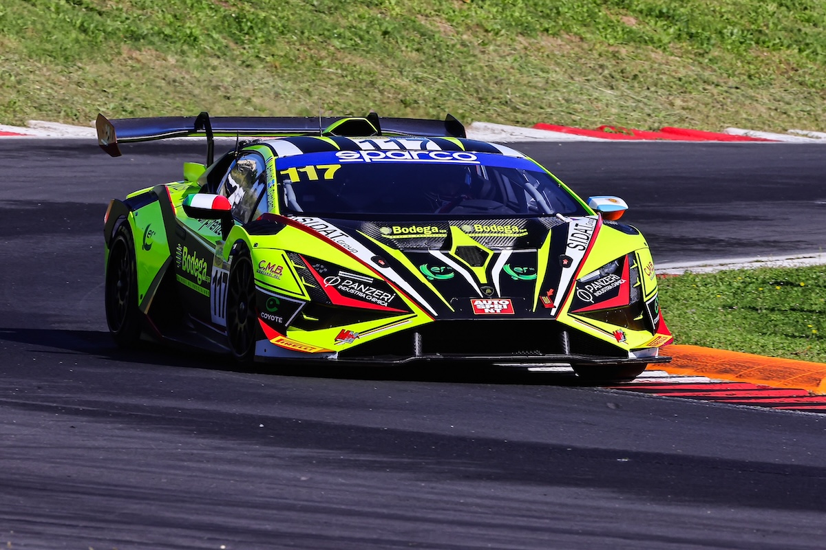 Leonardo Arduini debutta nel GT Sprint con Franco Girolami: podio sfiorato a Vallelunga