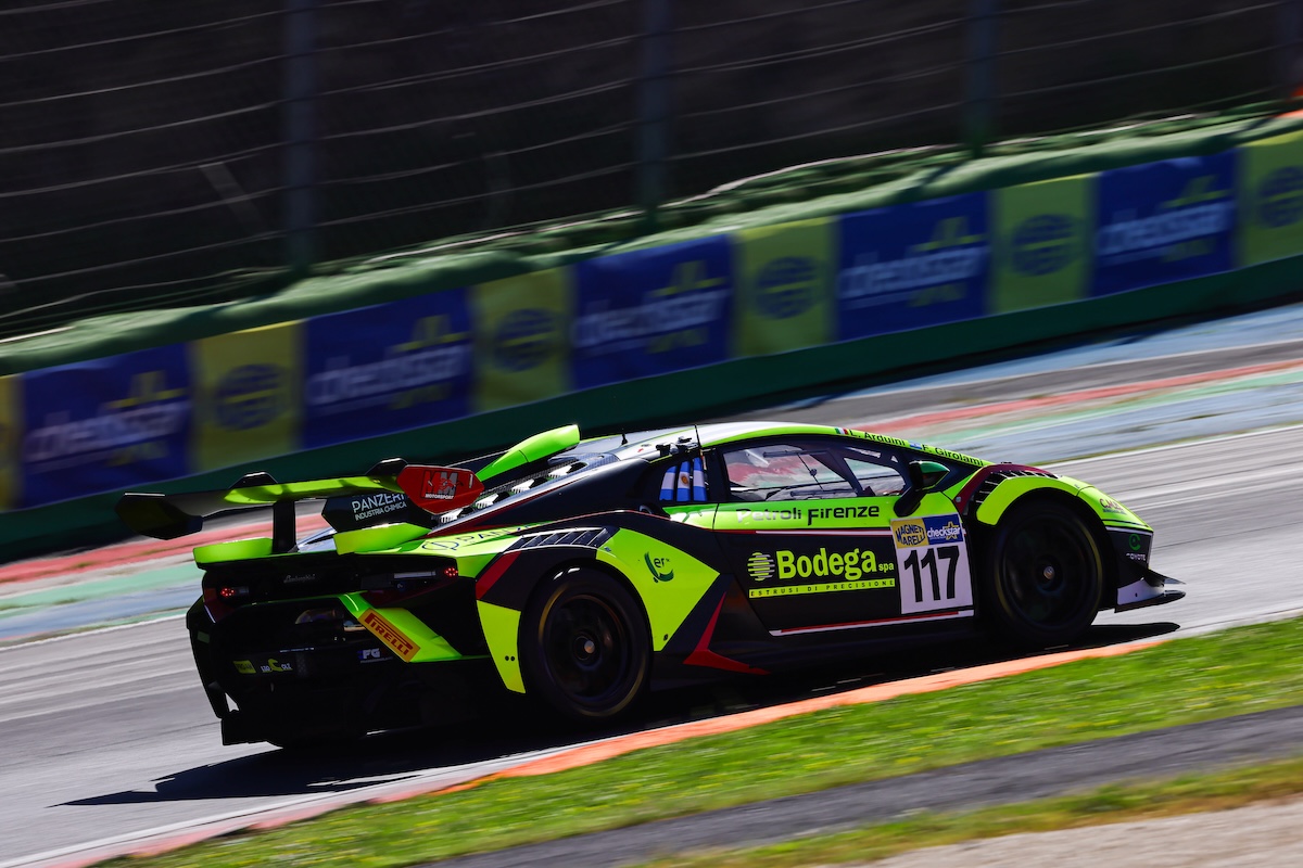 Leonardo Arduini debutta nel GT Sprint con Franco Girolami: podio sfiorato a Vallelunga