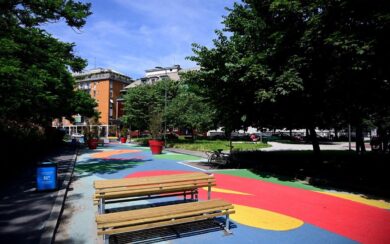 Milano, inaugurata la prima struttura ombreggiante a Crescenzago