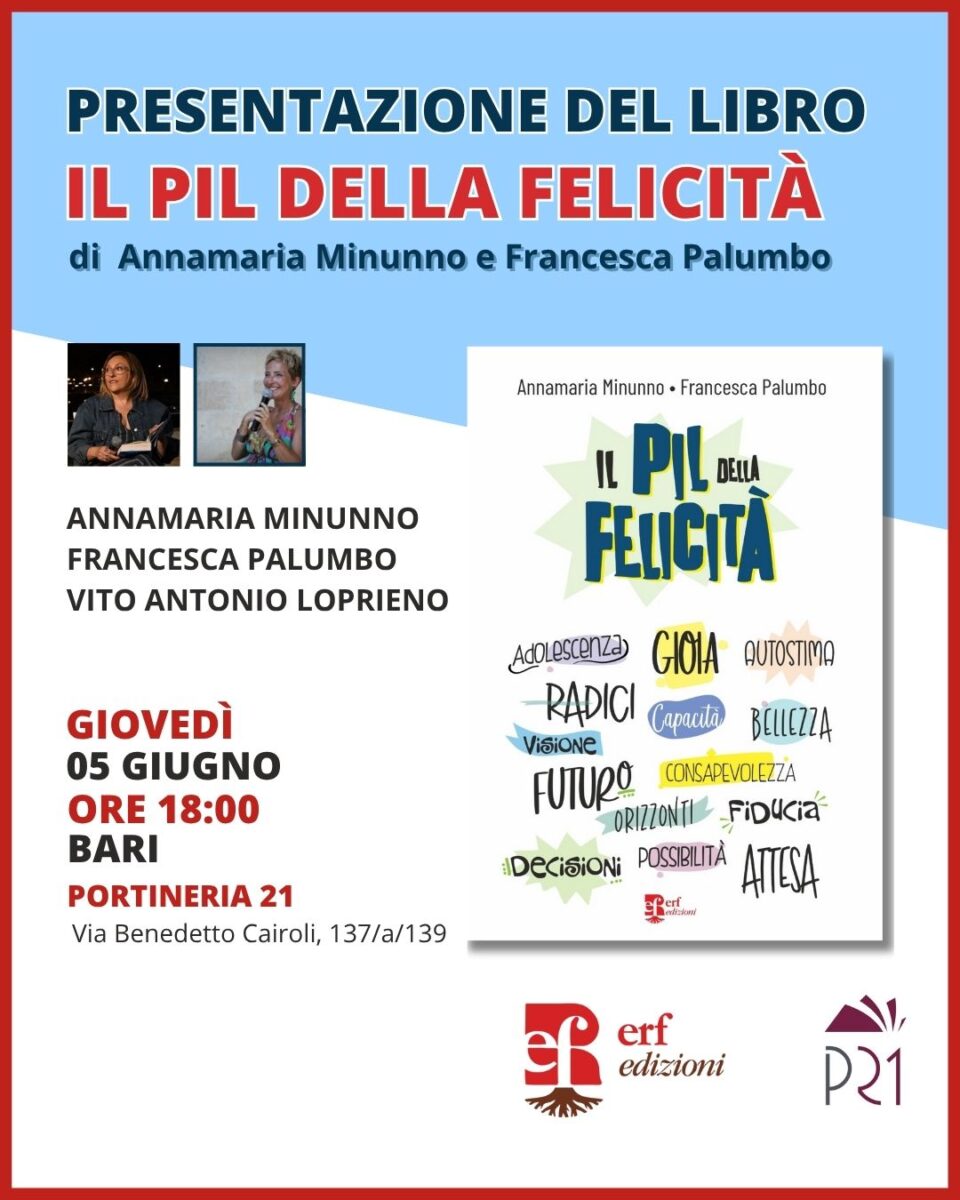 ERF a giugno in uscita ‘Il PCI a Bari’ e ‘Il PIL della felicità’