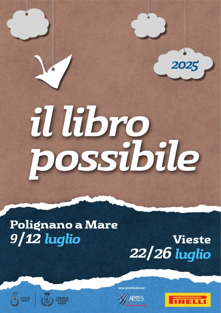 Il Libro Possibile a Polignano e Vieste, tema 2025: ‘Viva la Vida’