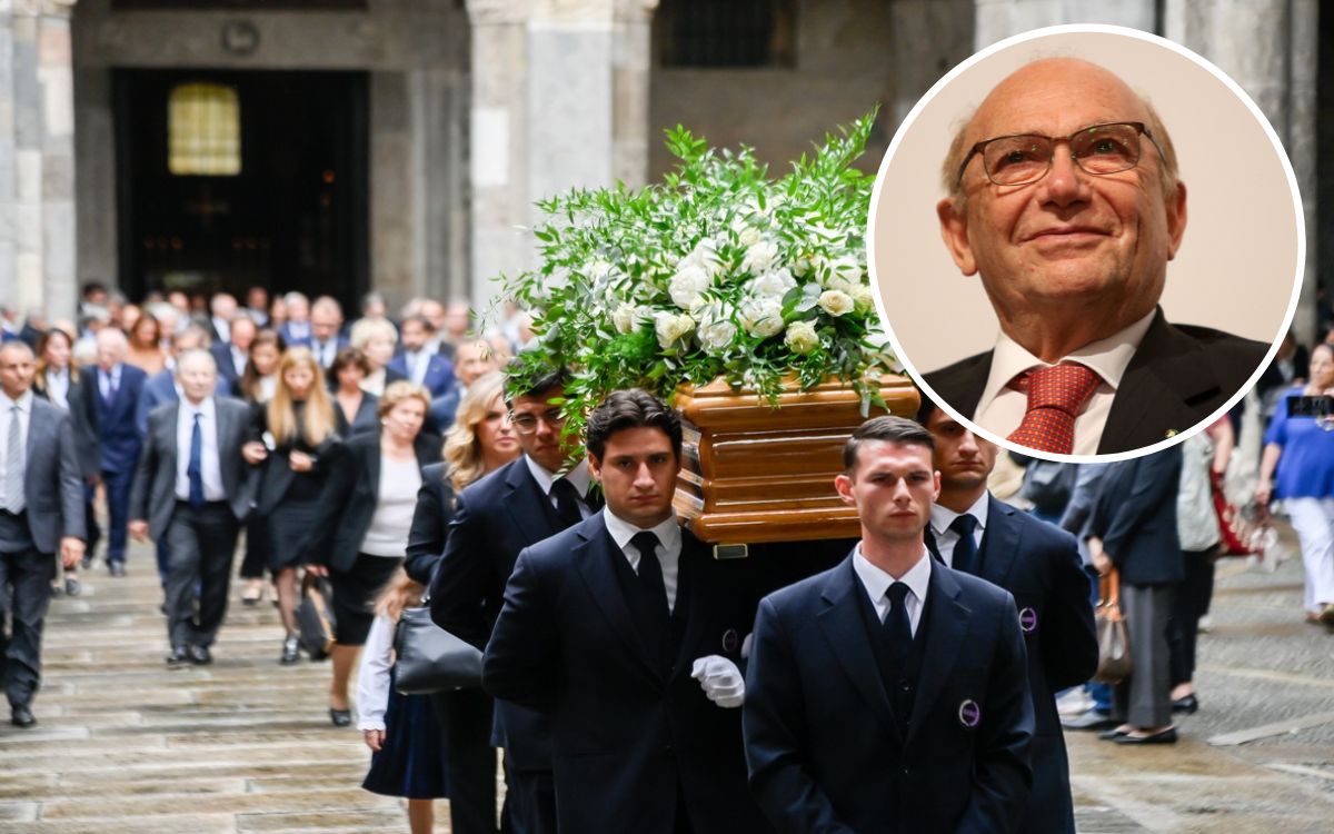 Milano, l’ultimo saluto all’ex presidente dell’Inter Ernesto Pellegrini