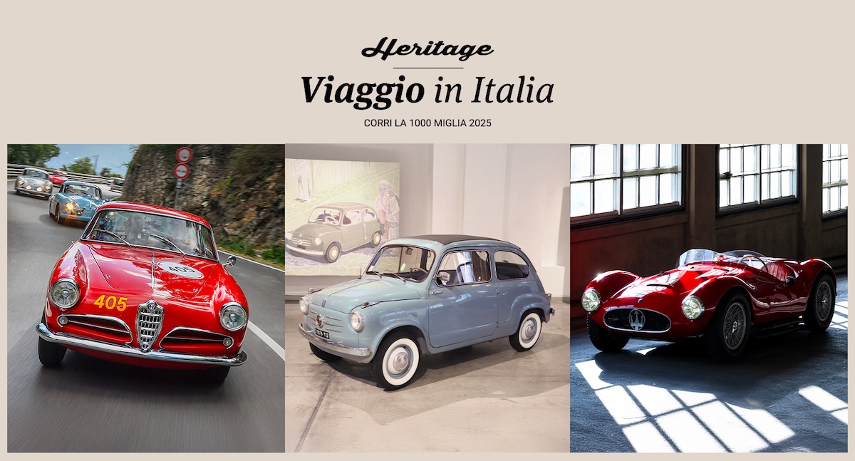 Stellantis Heritage alla 1000 Miglia: il passato glorioso corre ancora con Alfa Romeo ,FIAT e Maserati