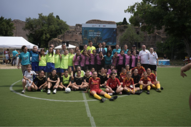 AXA Italia: alle Terme di Caracalla la finale del torneo ‘Girls Just Wanna Have Goals’