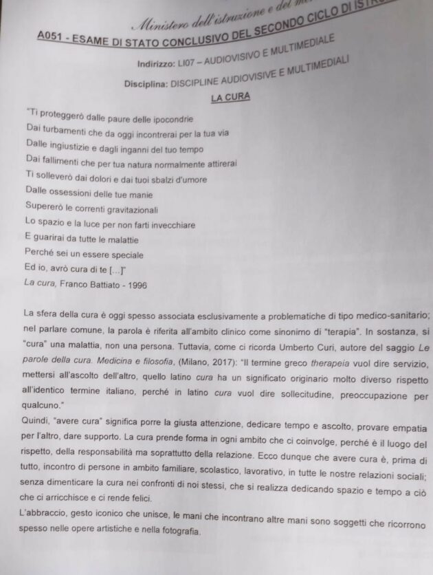 Seconda prova maturità 2025, da Cicerone a Cartesio: ecco i testi integrali di tutte le tracce – FOTO