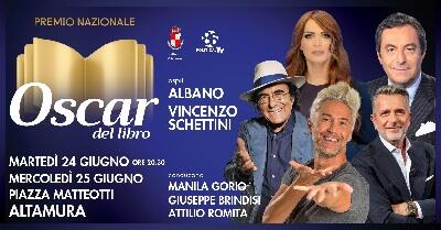 Altamura, “L’Oscar del Libro 2025” con Vincenzo Schettini e Al Bano