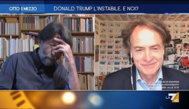 Otto e mezzo, Cacciari show da Gruber: “Cosa sono queste bufale? Abbiate pietà”. VIDEO