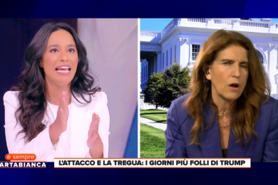 Rete4, rissa tra Maria Luisa Rossi Hawkins e Rula Jebreal: Berlinguer senza parole. VIDEO