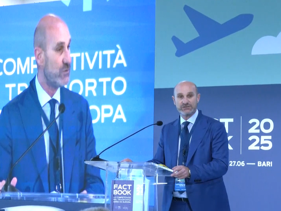 Fact Book 2025, Italia leader della ripresa del traffico aereo in Europa