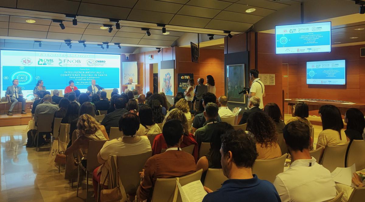 FNOB a Bari, ‘Intelligenza Artificiale e competenze digitali in Sanità’