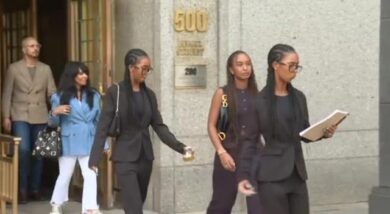 Usa, i figli di P.Diddy lasciano il tribunale di Manhattan