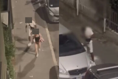 Milano, aggressione a Ca’ Granda: uomo colpisce una donna al volto e poi sniffa cocaina. VIDEO CHOC