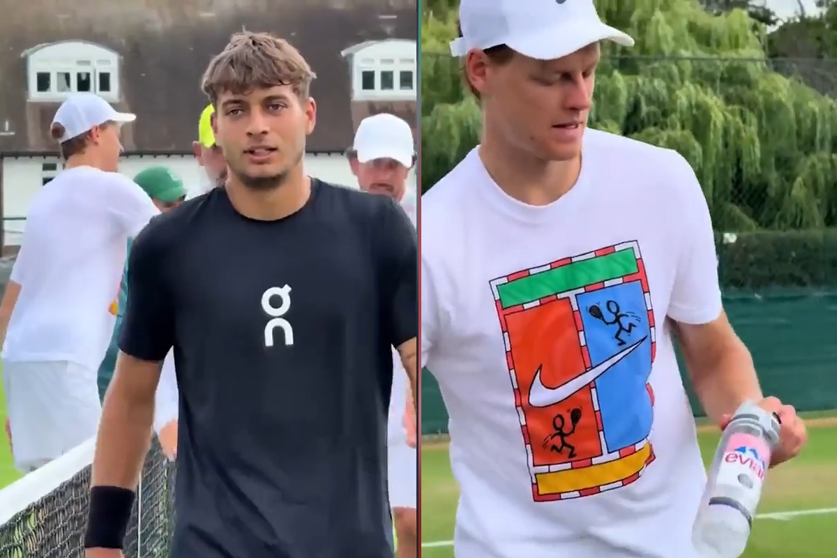 Wimbledon, Cobolli stremato dopo l’allenamento con Sinner: “Finalmente è finito, stavo a morì”