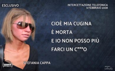 Garlasco, gli audio inediti di Stefania Cappa: “Ho fatto diventare viola la pm”