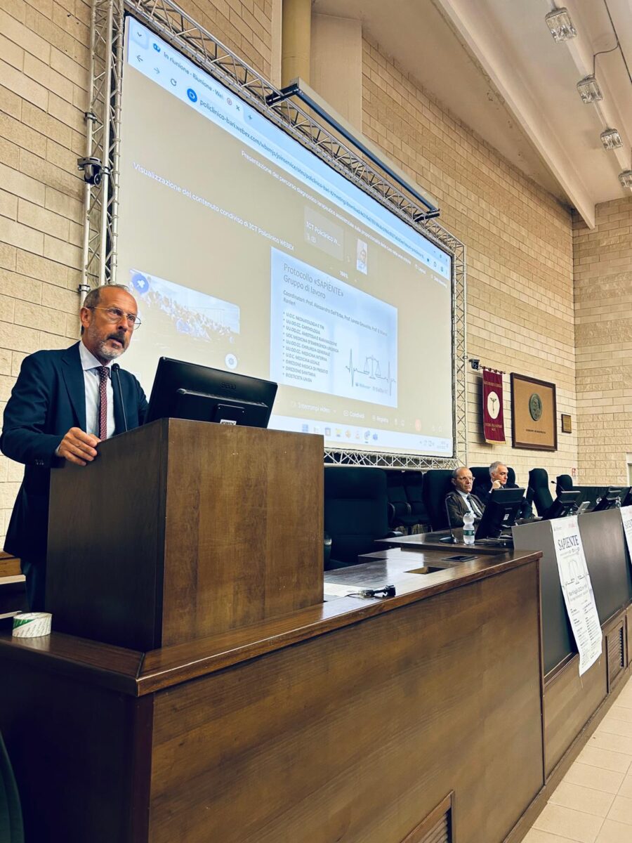 Policlinico Bari adotta il percorso ‘SAPIENTE’: cure appropriate e umane