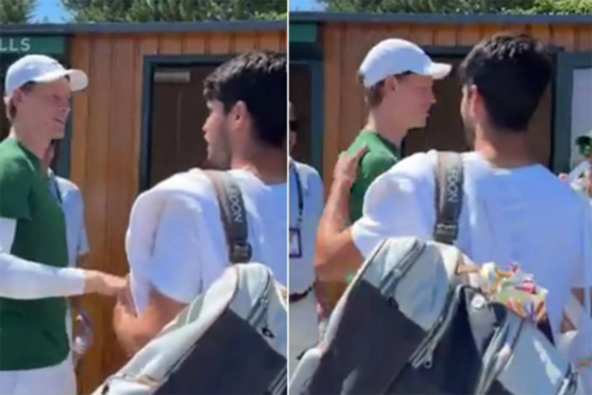 “Jannik, come stai?”, Sinner-Alcaraz: l’incontro alla vigilia della finale di Wimbledon 2025 – VIDEO “Jannik, come stai?”, Sinner-Alcaraz: l’incontro alla vigilia della finale di Wimbledon 2025 – VIDEO