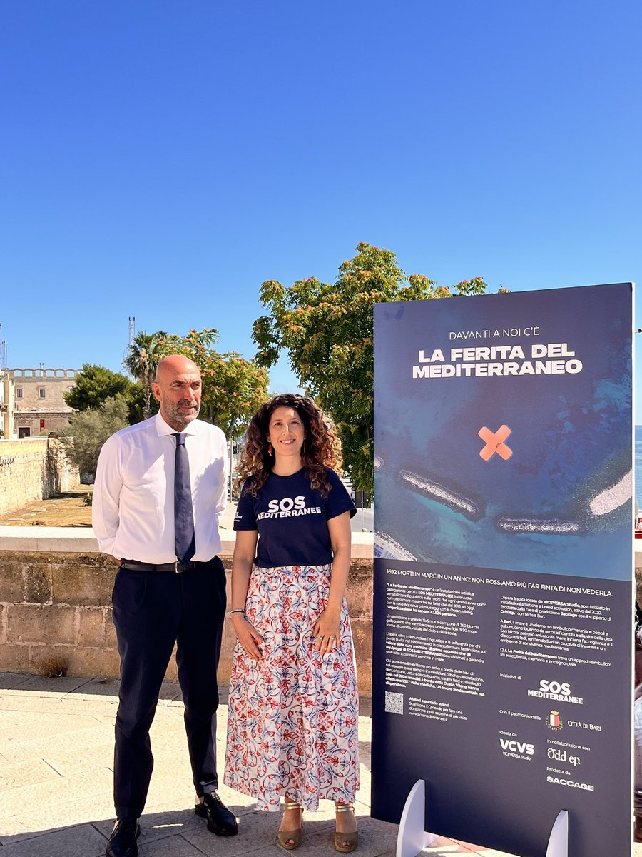 La Ferita del Mediterraneo a Bari per le migliaia di morti in mare