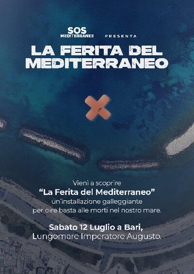 La Ferita del Mediterraneo a Bari per le migliaia di morti in mare
