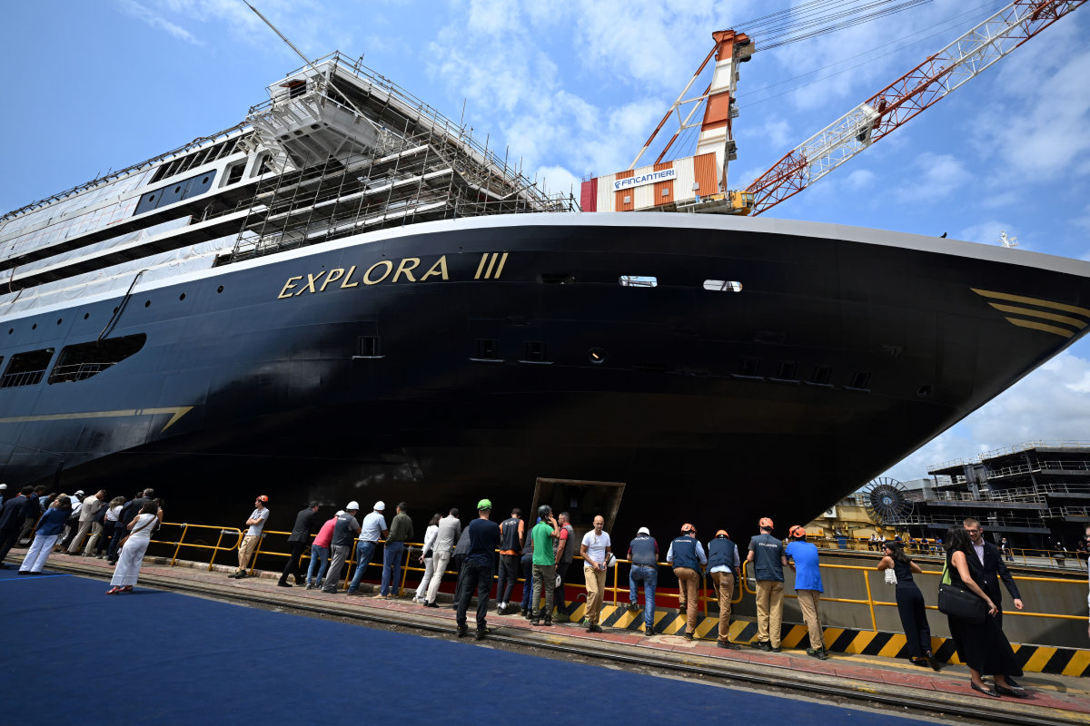 Fincantieri, celebrata a Sestri Ponente una triplice cerimonia per la flotta di MSC Explora Journey Fincantieri, celebrata a Sestri Ponente una triplice cerimonia per la flotta di MSC Explora Journey