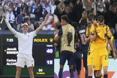 Sinner boom, ascolti tv? Solo l’Inter polverizzata dal Psg meglio di Jannik – Numeri, share e trend pazzeschi della finale di Wimbledon su TV8 e Sky