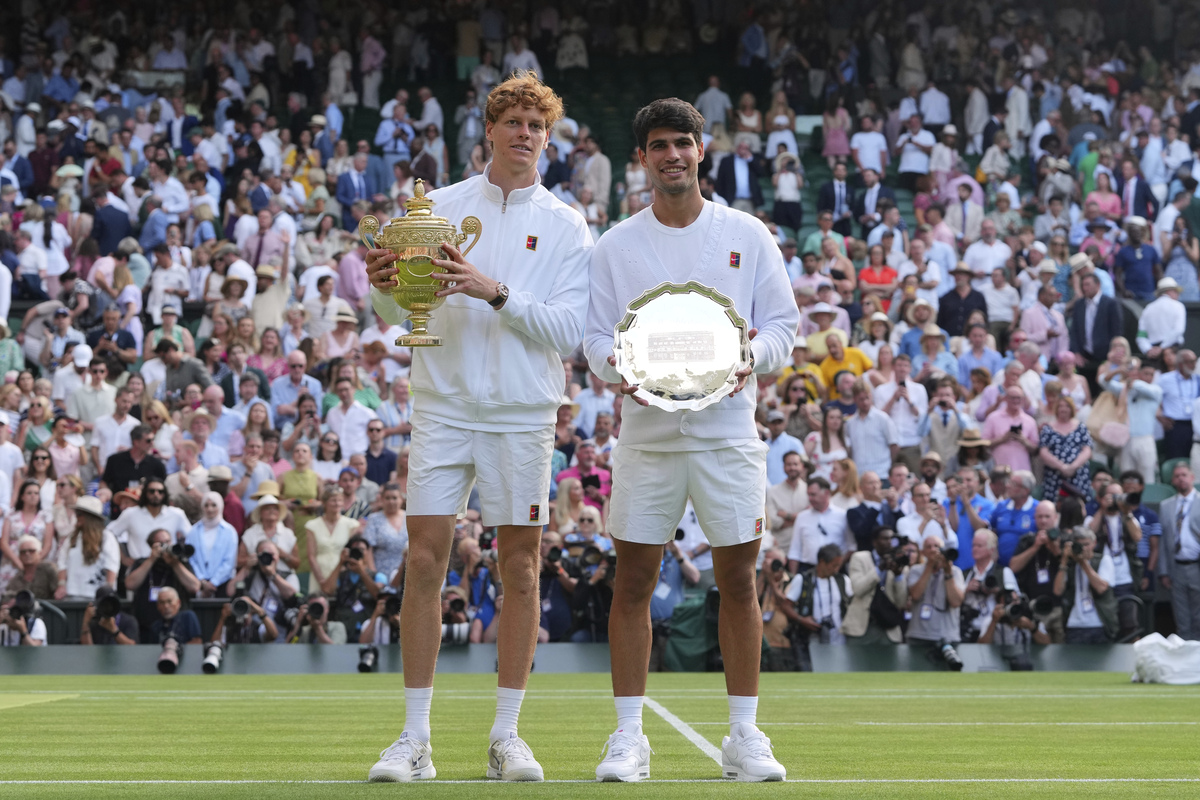 Sinner leader nel ranking ATP dopo Wimbledon: nuovo distacco record su ...