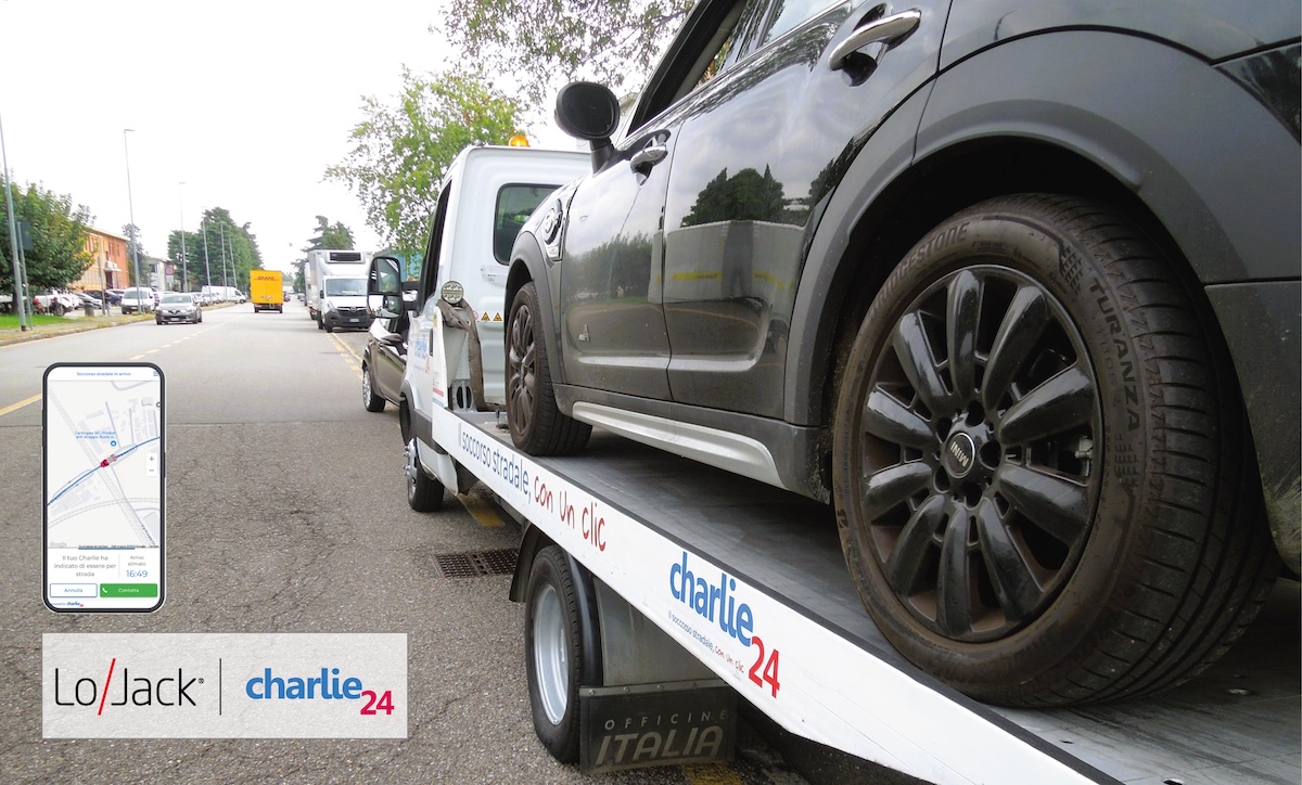 LoJack lancia con Charlie24 il soccorso stradale smart e immediato LoJack lancia con Charlie24 il soccorso stradale smart e immediato