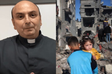 Netanyahu (obbligato da Trump) si scusa per le bombe sulla chiesa di Gaza: “Un errore, proteggiamo civili e luoghi santi”