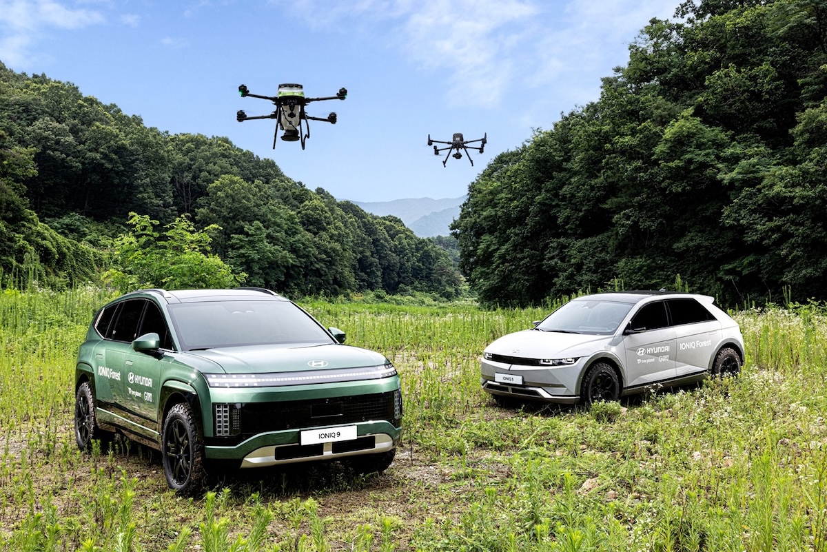 IONIQ 9 Seed Ball Drone: Hyundai lancia il SUV elettrico per l’ambiente