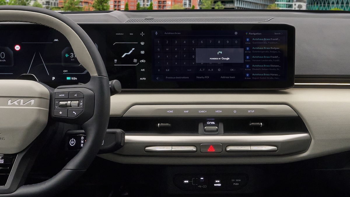 Kia EV4: con Google POI la navigazione diventa uno strumento vivo e intelligente