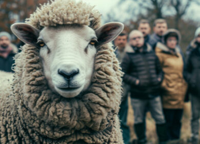 Giù le zampe delle pecore da Milano