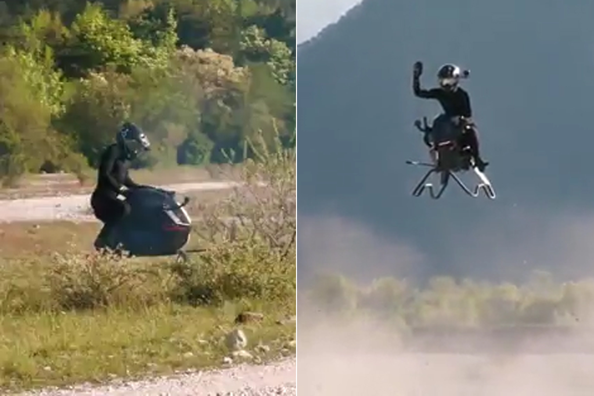 La moto volante esiste davvero, ufficiale il primo test: “Pura ingegneria”. VIDEO La moto volante esiste davvero, ufficiale il primo test: “Pura ingegneria”. VIDEO