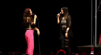 A Roma Laura Pausini e Alanis Morissette cantano insieme “Ironic”