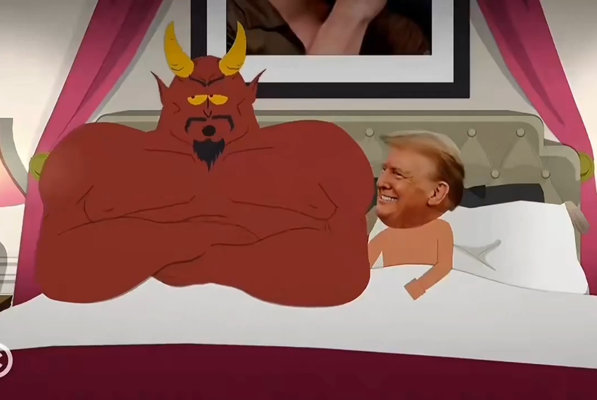 Trump a letto con Satana, il cartone Usa South Park non fa sconti a nessuno. VIDEO Trump a letto con Satana, il cartone Usa South Park non fa sconti a nessuno. VIDEO