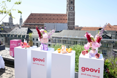Goovi, al via il debutto in Germania: il brand di Michelle Hunziker arriva a Monaco di Baviera