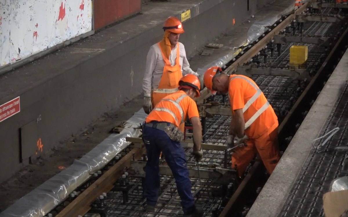 Milano, 60 operai al lavoro H24 nel cantiere della M2 chiusa per ammodernamento