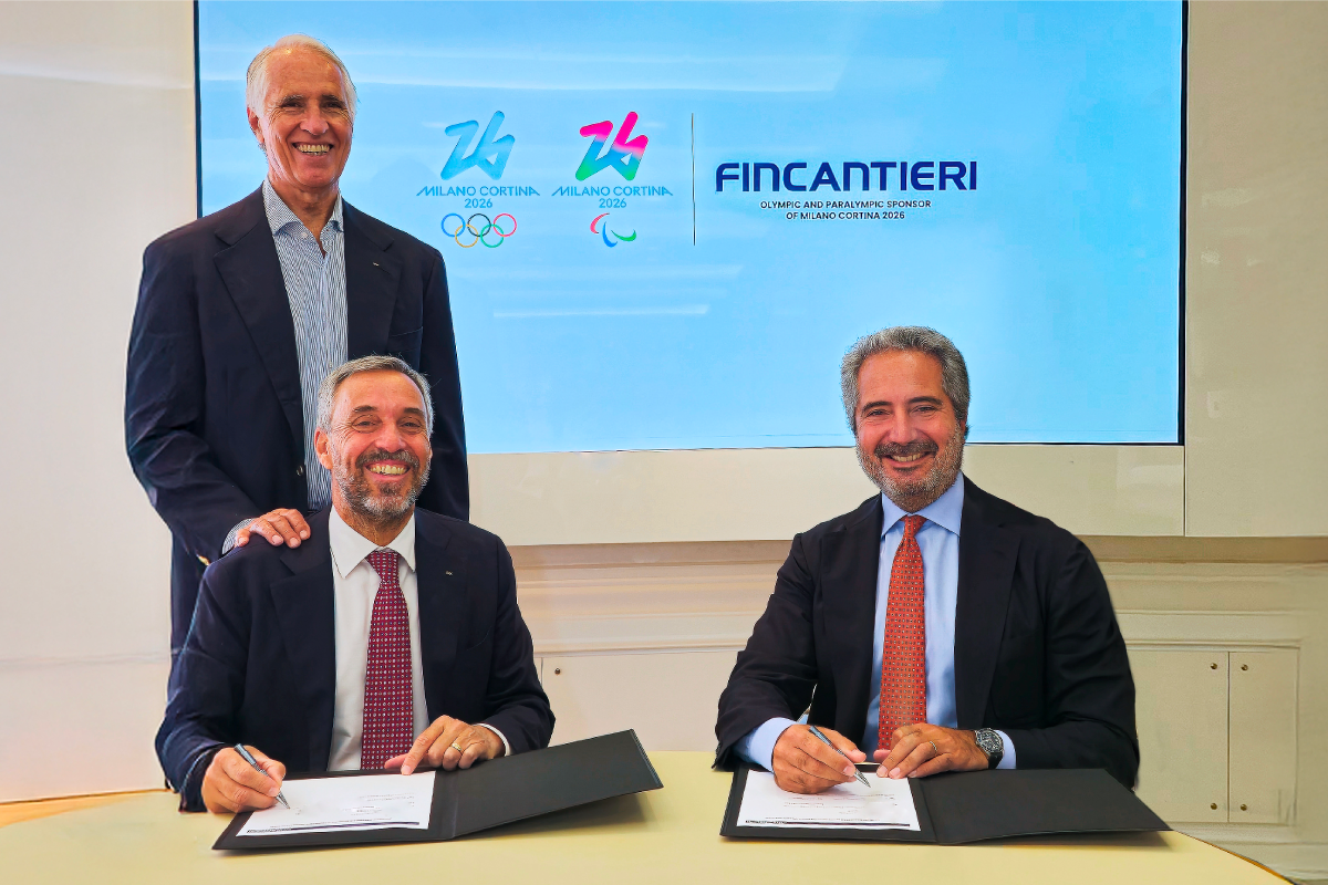 Fincantieri, siglato accordo di sponsorship con la Fondazione Milano Cortina 2026 Fincantieri, siglato accordo di sponsorship con la Fondazione Milano Cortina 2026