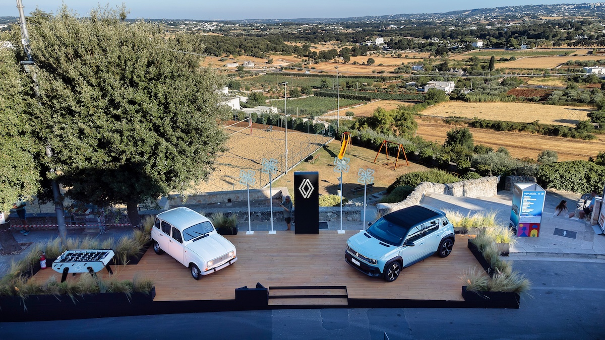 Renault R4 E-Tech protagonista al Viva! Festival 2025 in Puglia