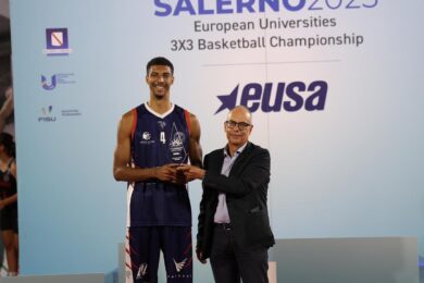 Salerno capitale del basket universitario europeo, successo straordinario per il 3×3 Basketball Championship 2025