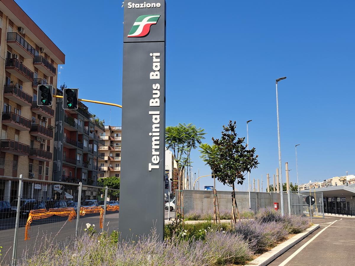 Nuovo terminal bus di Bari Centrale: apertura l’8 settembre