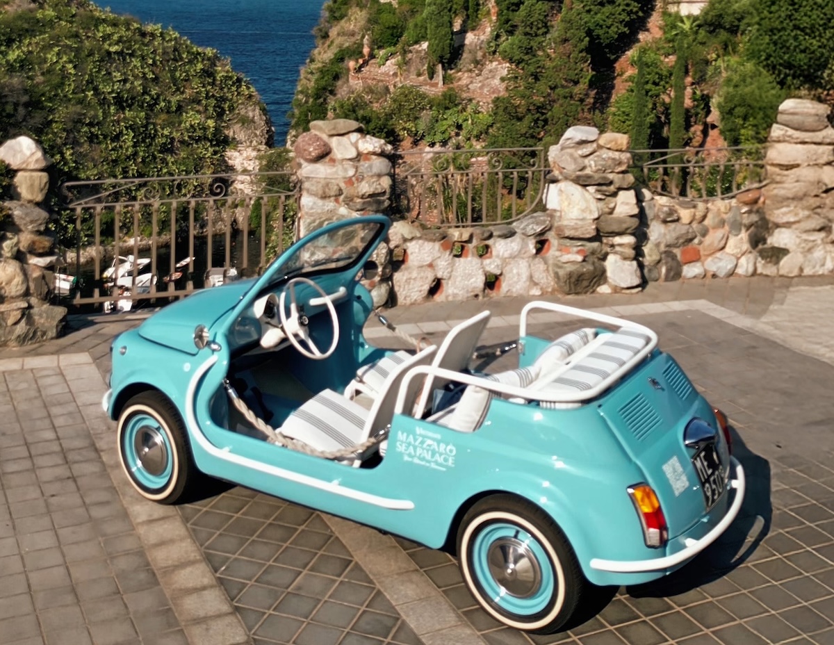 Garage Italia porta la 500 Spiaggina Volare nell’estate di Taormina Garage Italia porta la 500 Spiaggina Volare nell’estate di Taormina