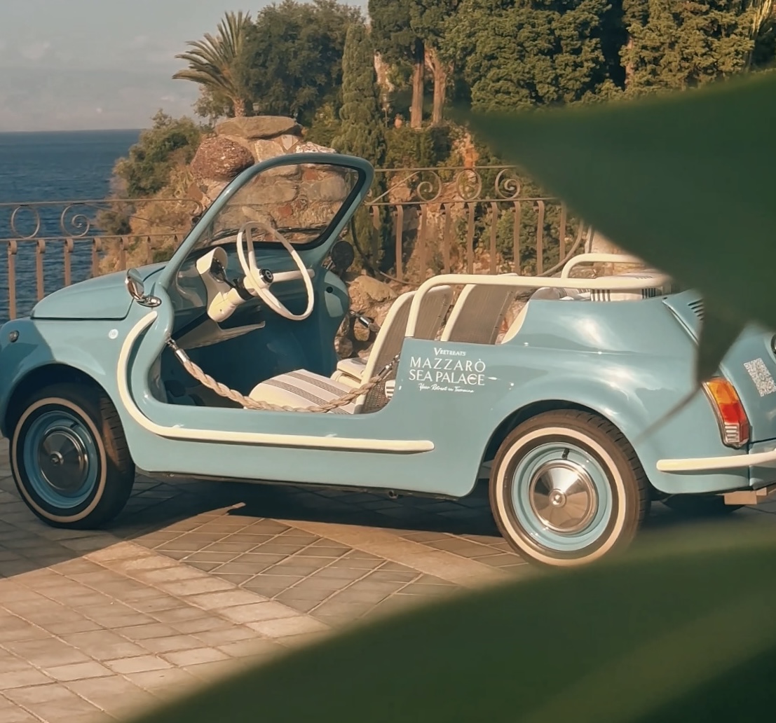 Garage Italia porta la 500 Spiaggina Volare nell’estate di Taormina Garage Italia porta la 500 Spiaggina Volare nell’estate di Taormina